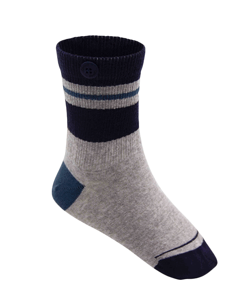 Skate Stripe - Grey Melange - QNOOP
